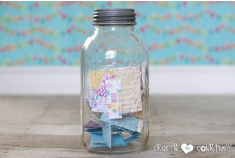 Count your blessings jar